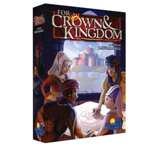 New Sealed Rio Grande Games For Crown & Kingdom Strategy Boadgame - Picture 1 of 2